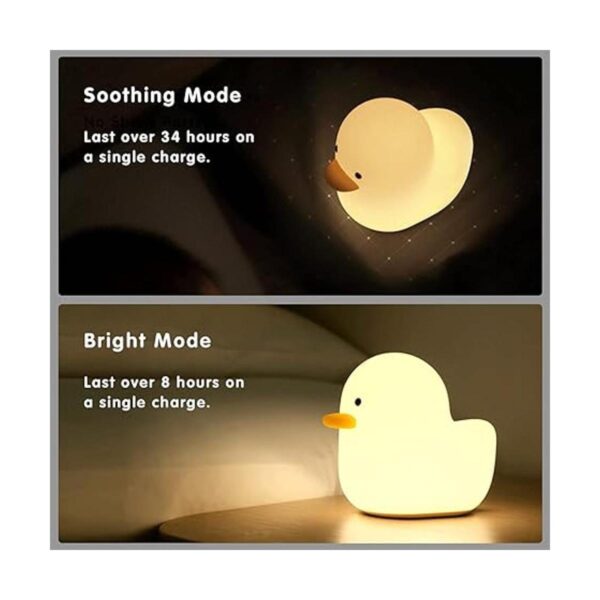 Benson The Duck Light Tubbo Lámpara nocturna de silicona_4