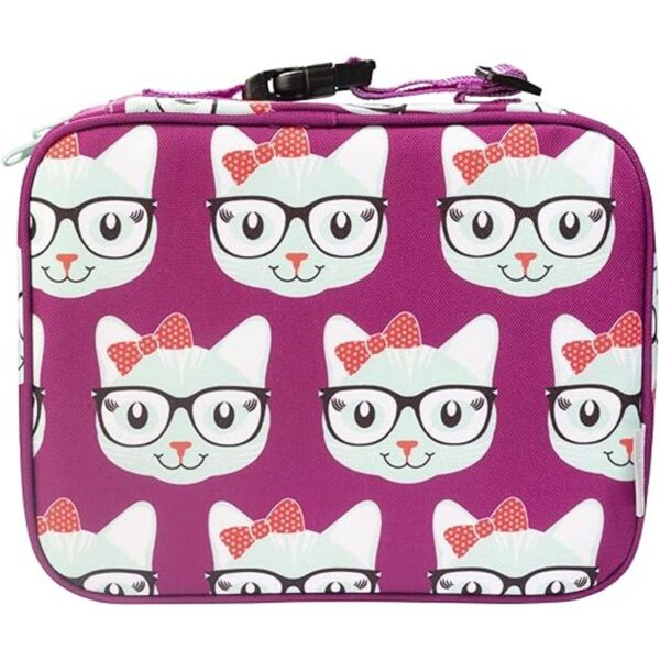 Bentology Juego de lonchera para niños gatito con bolsa