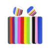 Bercoor 24 pulseras de silicona de arco iris 12 colores