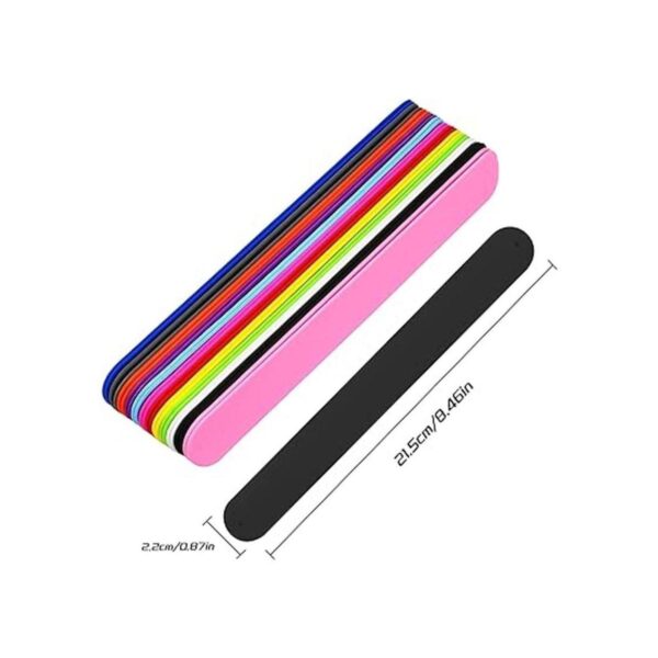 Bercoor 24 pulseras de silicona de arco iris 12 colores
