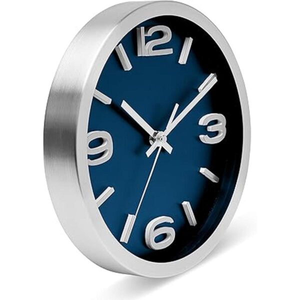 Bernhard Products Reloj de pared moderno de 10 pulgadas de