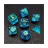 Bescon Blue Shimmery Dice Set Polyhedral RPG Juego 7dados_1