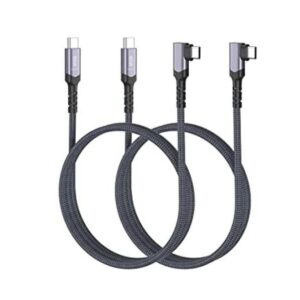 Besgoods Cable USB C a USB C de 100 W 90 grados 10 Gpbs_1