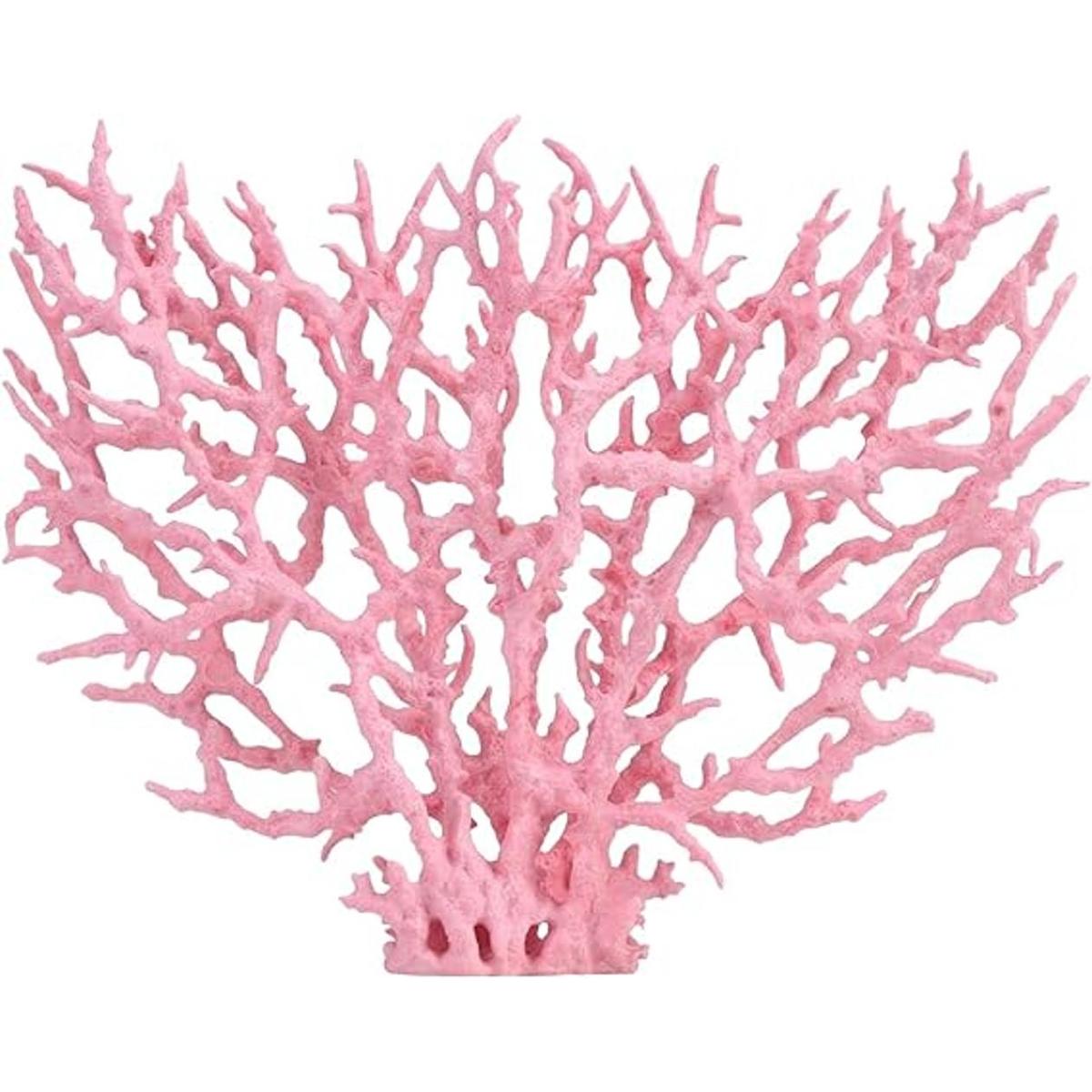 Besimple Adorno de coral artificial para acuario