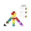 Best Blocks Juego de bloques grandes colores arcoíris_2