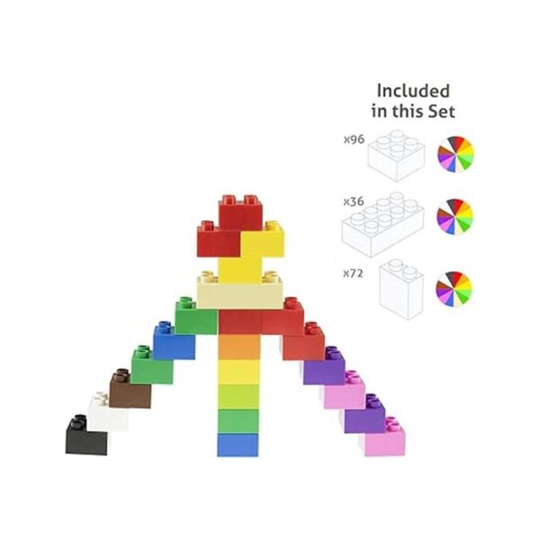 Best Blocks Juego de bloques grandes colores arcoíris_2
