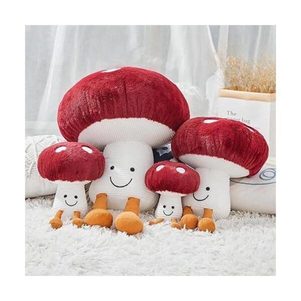 Bestsea Almohadas de peluche de hongos lindos de peluche_3