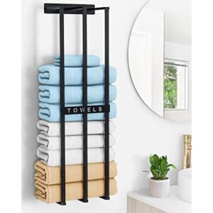 Bethom Toallero de pared para toallas enrolladas_1