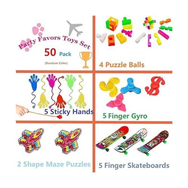Bestkiy 50 piezas de relleno de piñata surtido de_3