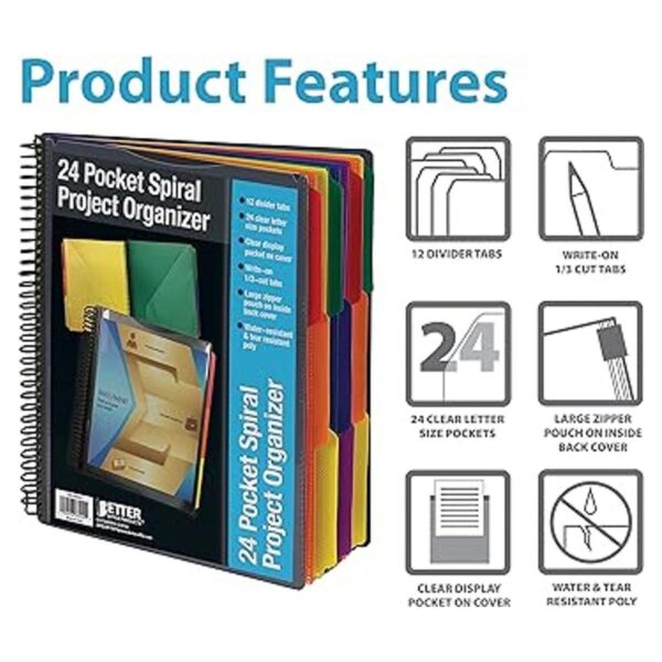 Better Office Products Organizador de proyectos en_2