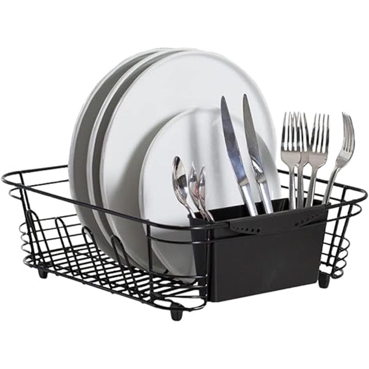 Better Houseware Escurridor de platos de acero recubierto