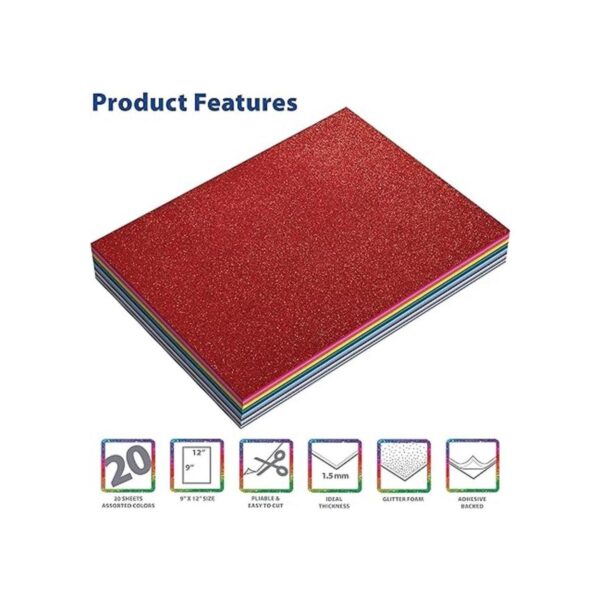 Better Office Products paquete de 20 hojas de espuma con_3