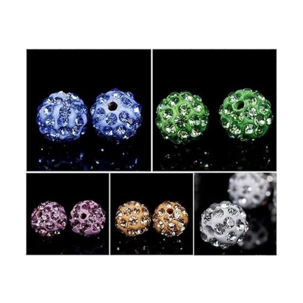 BetterJonny Juego de 100 cuentas de arcilla con diamantes
