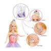 Bettina Muñeca de unicornio y princesa que cambia de_4
