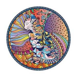 Bgraamiens Rompecabezas con diseño de mandala gato 1000