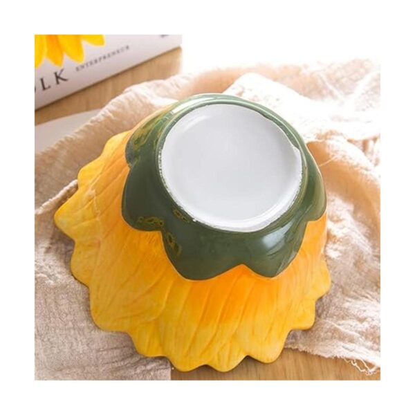 Bicuzat Cuenco para dulces 6.0 in diseño de girasol_5