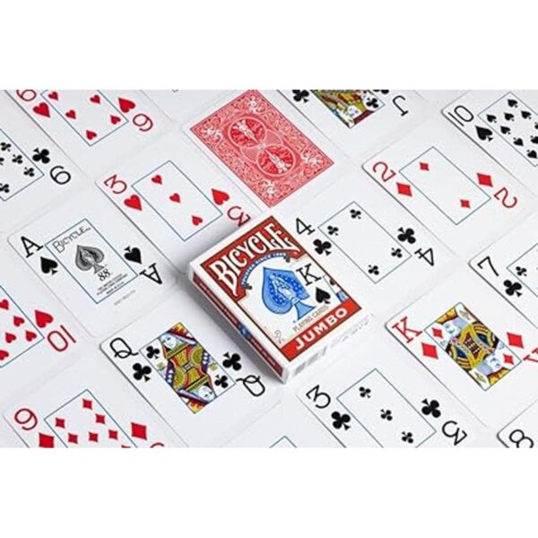 Bicycle Naipes estándar Jumbo Póker Rummy Euchre_5