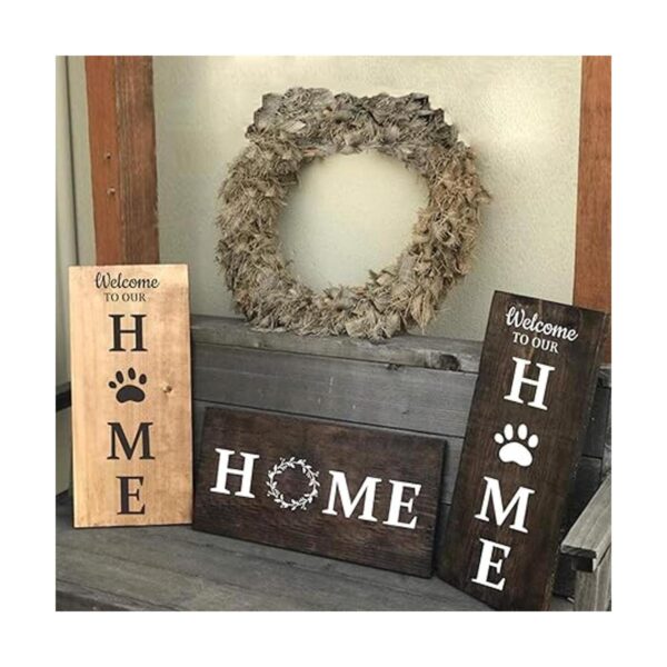 Bienvenido a Our Home Sweet Home Plantilla vertical para