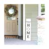 Bienvenido a Our Home Sweet Home Plantilla vertical para