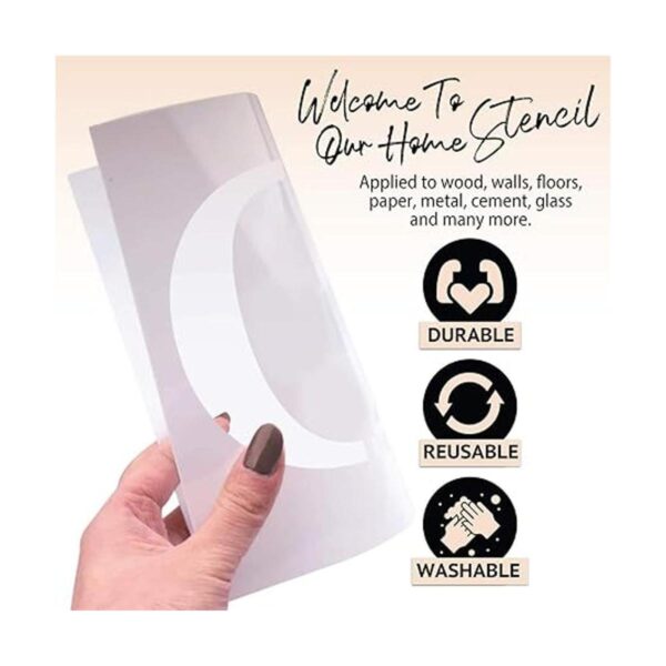 Bienvenido a Our Home Sweet Home Plantilla vertical para