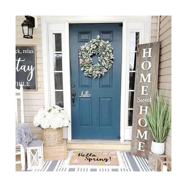 Bienvenido a Our Home Sweet Home Plantilla vertical para