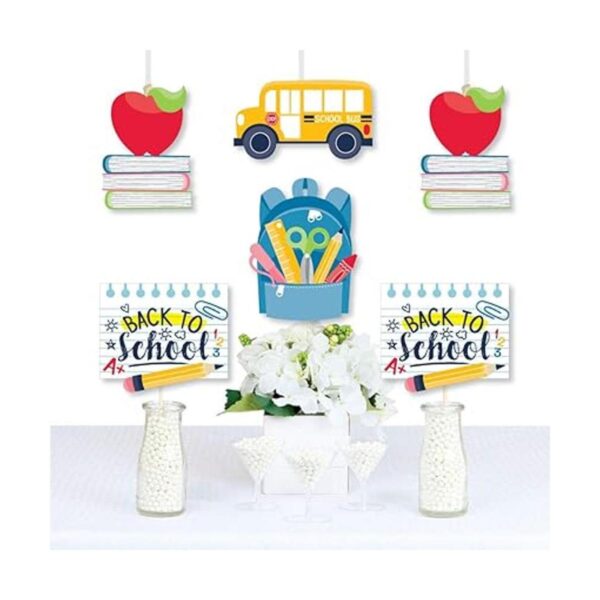 Big Dot of Happiness Back to School Mochila autobús_2