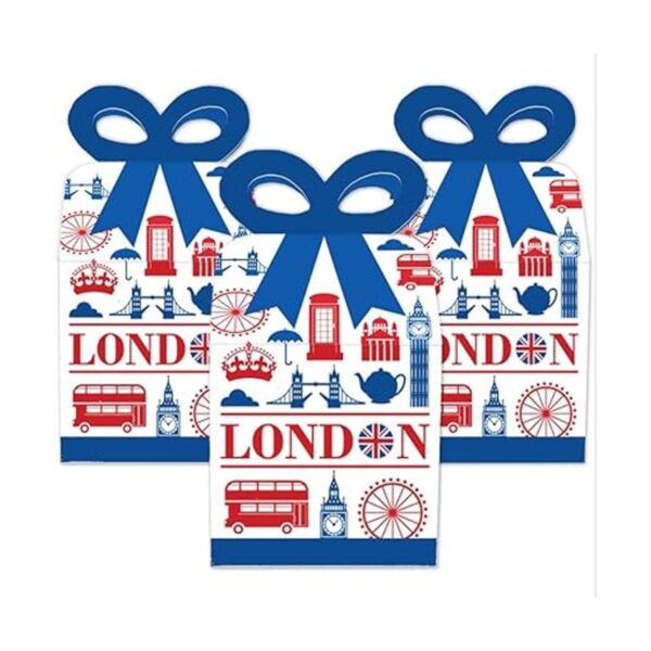 Big Dot of Happiness Cheerio London Cajas de regalo