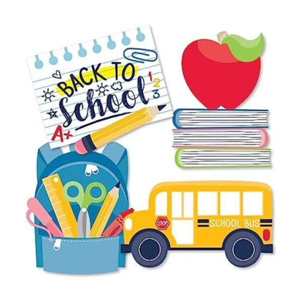 Big Dot of Happiness Back to School Mochila autobús_1