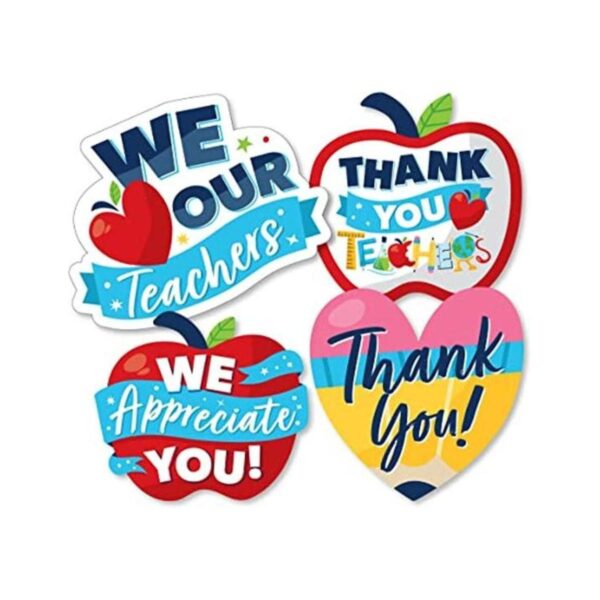 Big Dot of Happiness Thank You Teachers Decoraciones de_1