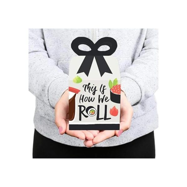Big Dot of Happiness Lets Roll Sushi Cajas de regalo