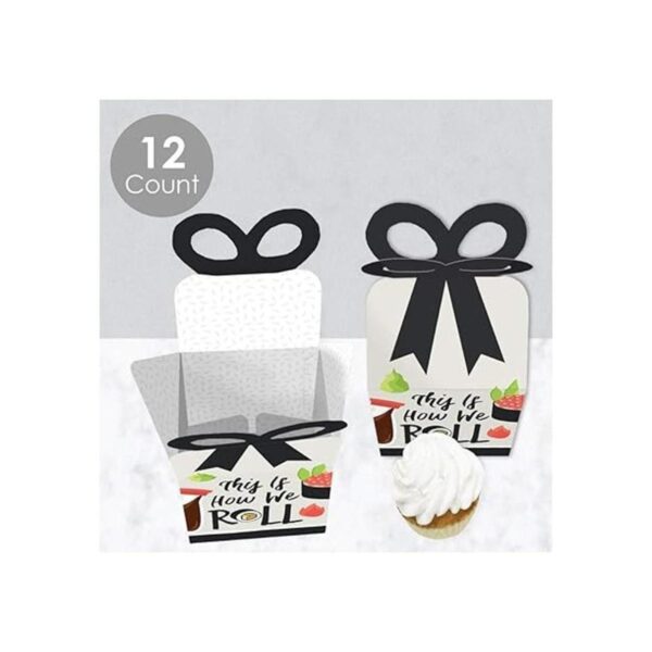 Big Dot of Happiness Lets Roll Sushi Cajas de regalo