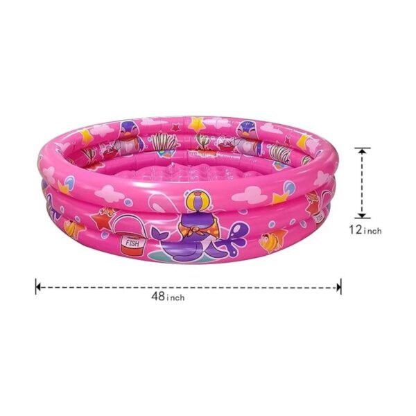 Big Summer 3 anillos para niños 48 x 12 pulgadas piscina