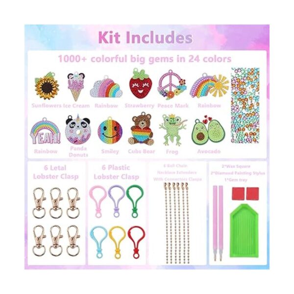 Big Gem Diamond Painting Arts llaveros kits de_4