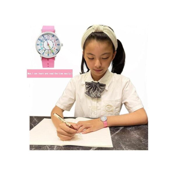 Bigbangbang Reloj analógico para niños reloj de tiempo de_2