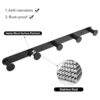 BigBig Home Perchero negro para toallas de baño perchero_4