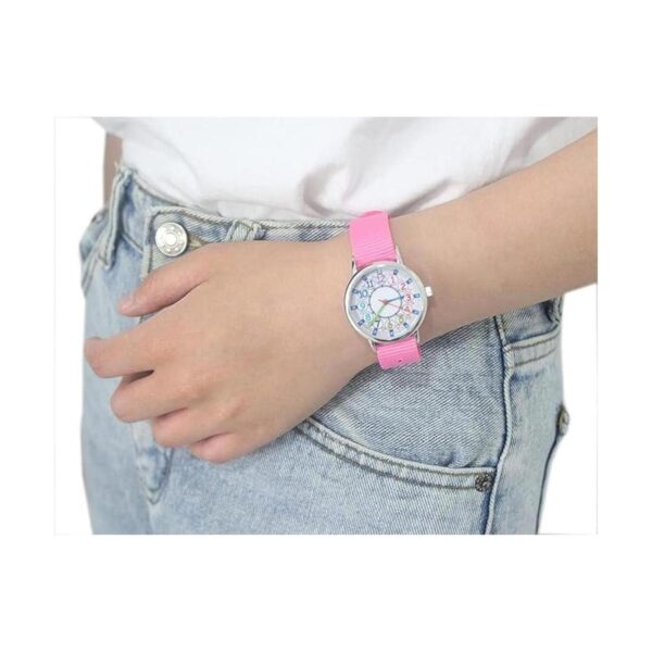 Bigbangbang Reloj analógico para niños reloj de tiempo de_3