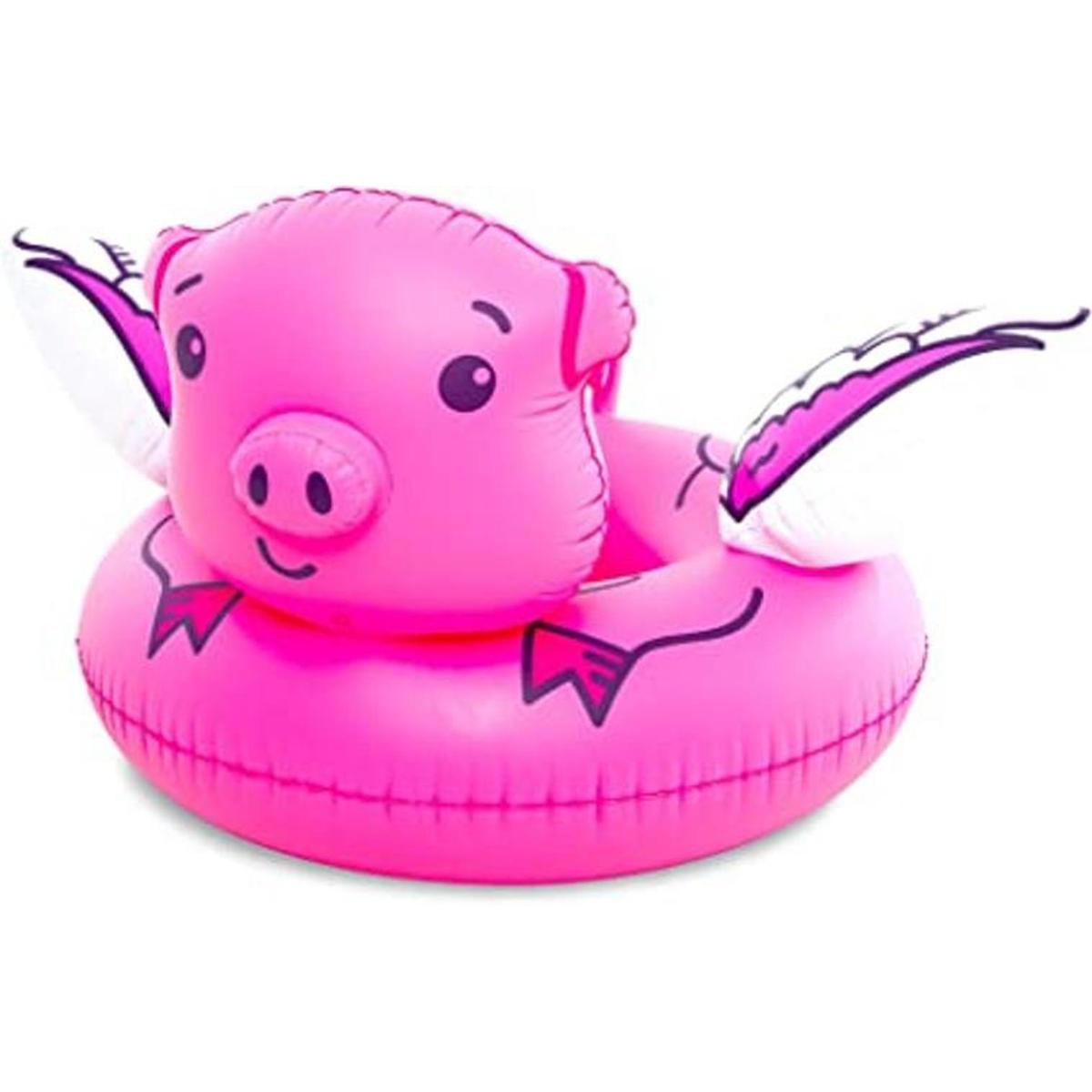 BigMouth Inc. Flotador de piscina Flying Pig Flotador de