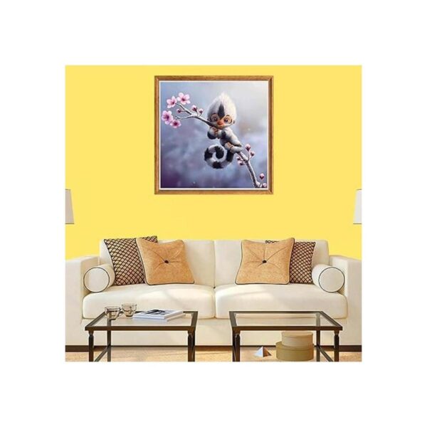 Bimkole 5D Diamond Painting Monkey Flower by Number Kits