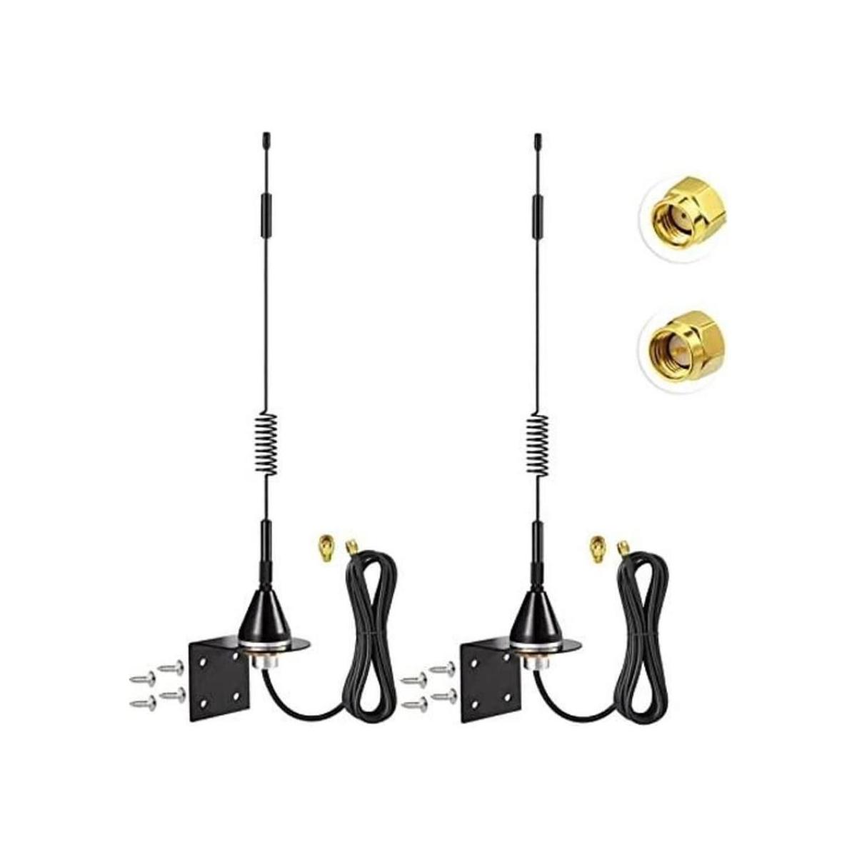Bingfu Antena celular 4G LTE RP SMA de 7 dBi para