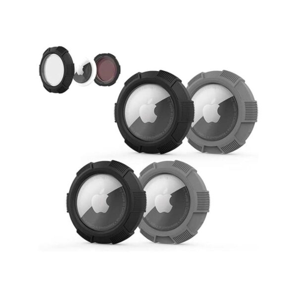 Bingcok for AirTag Case 4 Pack TPUPC Rugged_1