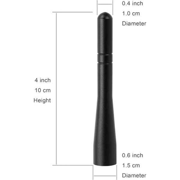 Bingfu Antena corta para vehículo de repuesto para GM_5
