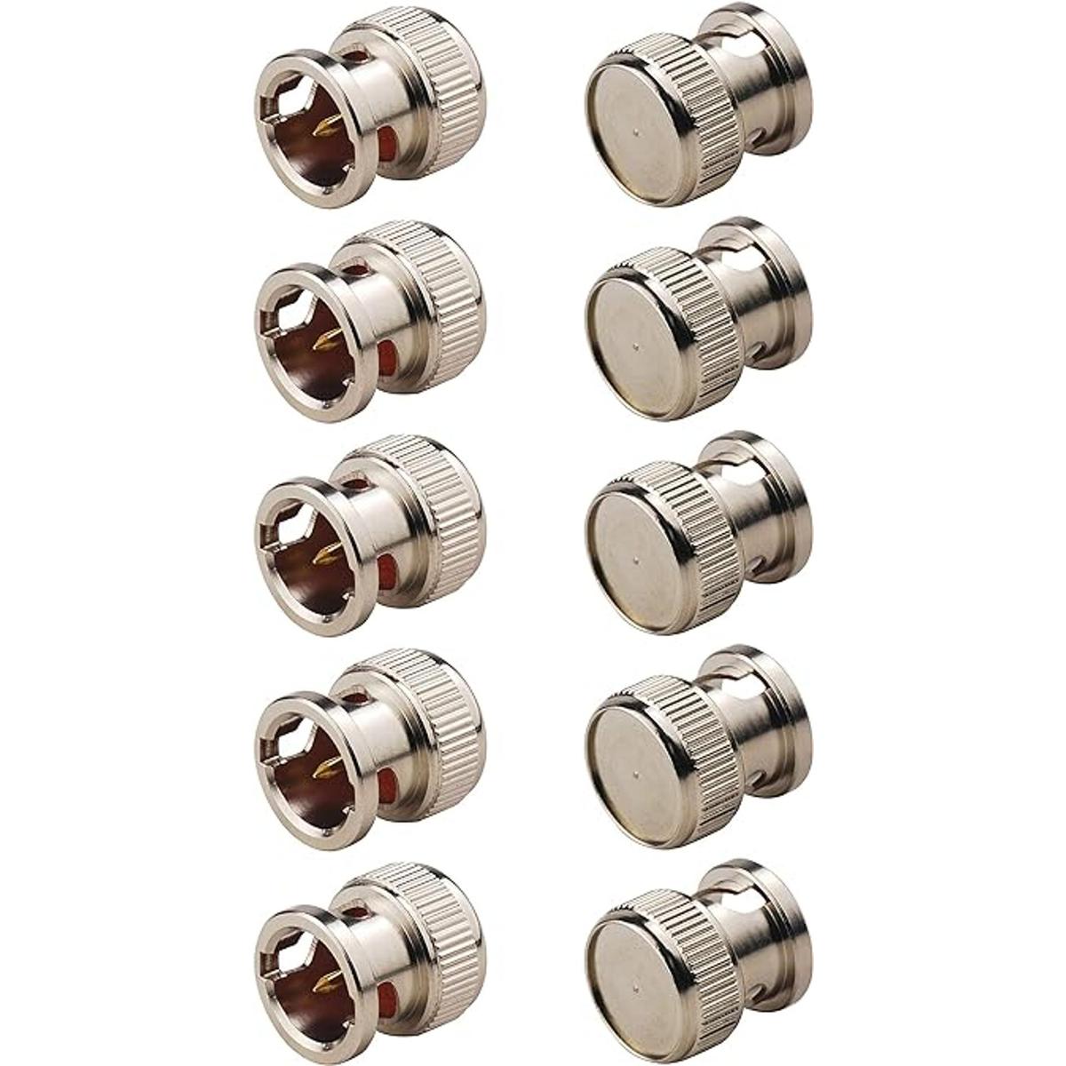 Bingfu BNC macho conector cortocircuito cobre protección