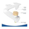 Bio Bidet Accesorio de inodoro de bidé simple Essential_4