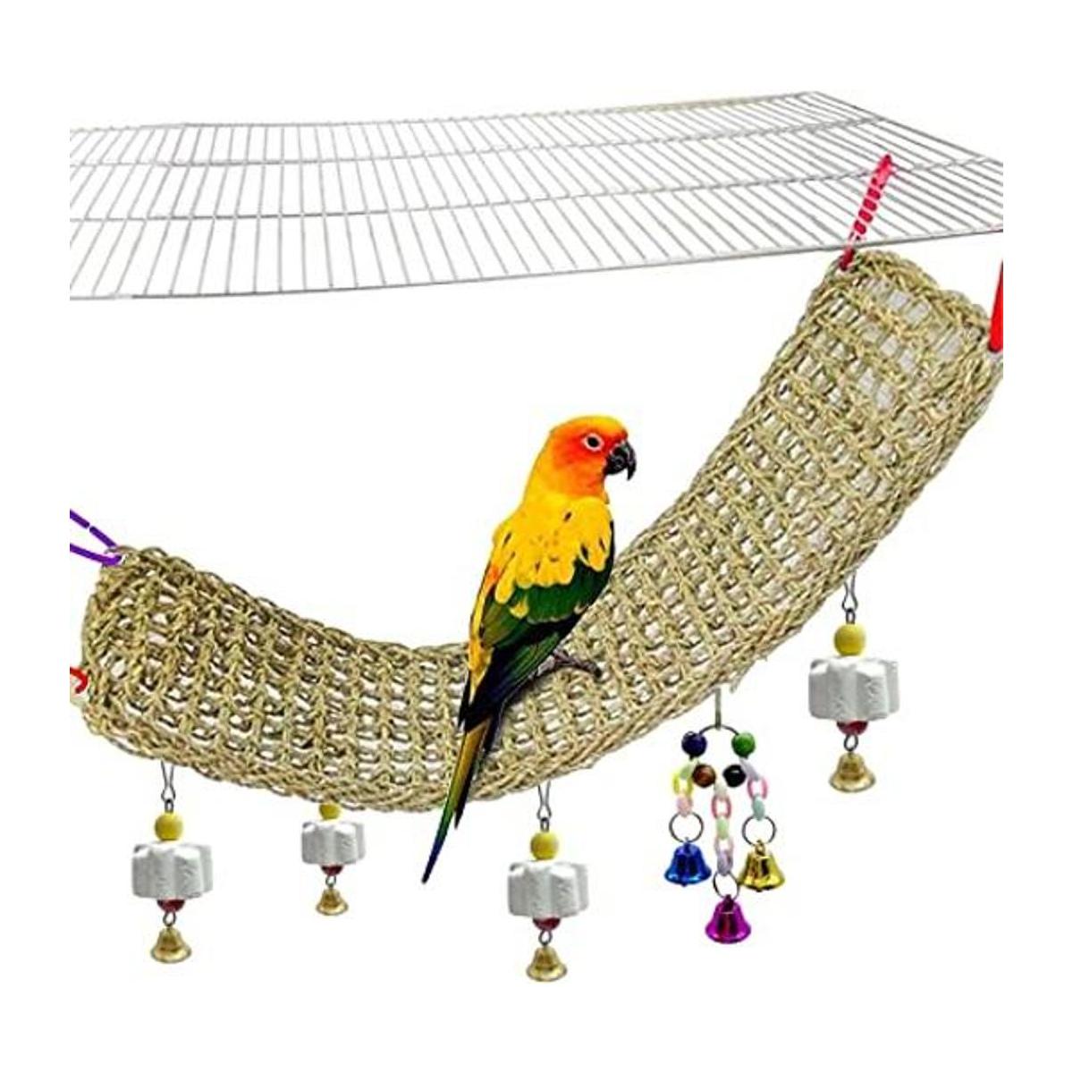 Bird Seagrass MatNatural Seagrass Woven Net Bird Foraging