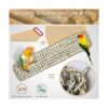 Bird Seagrass MatNatural Seagrass Woven Net Bird Foraging