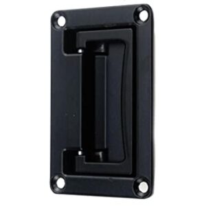Bitray Tiradores empotrables de color negro con asa_1