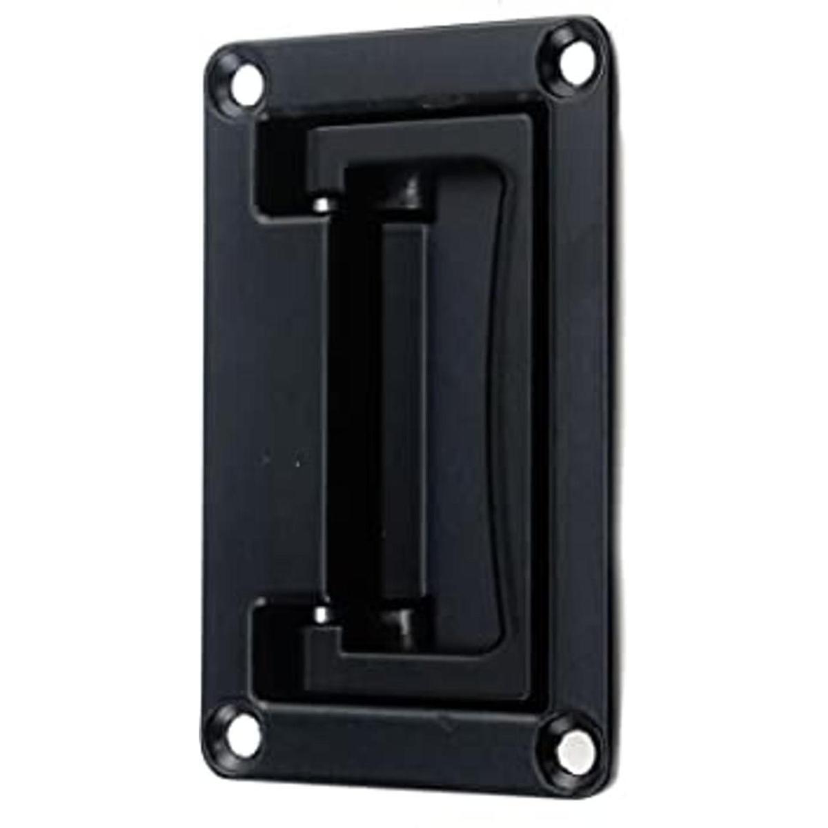 Bitray Tiradores empotrables de color negro con asa
