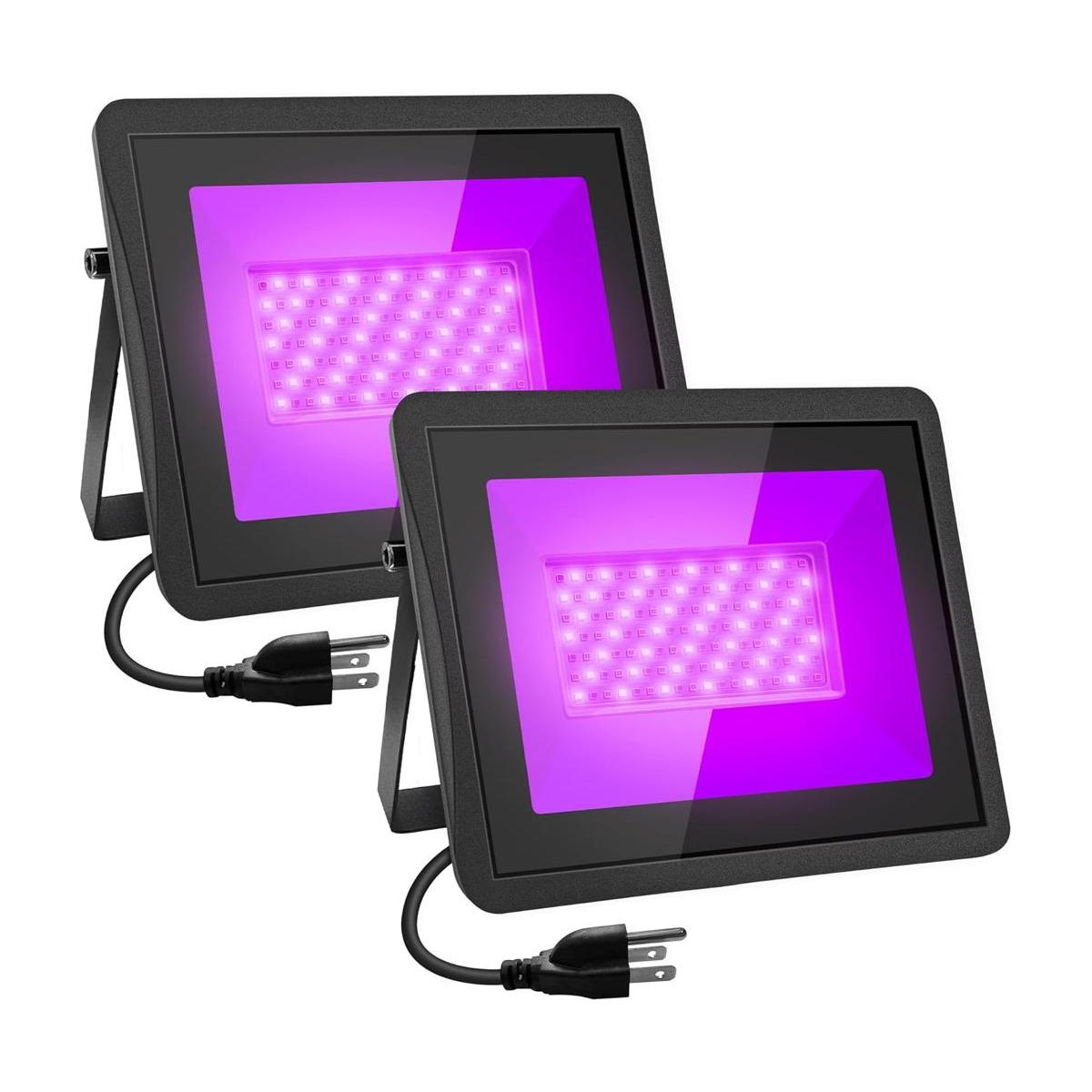 Black Lights TyTopFan Paquete de 2 luces de inundación