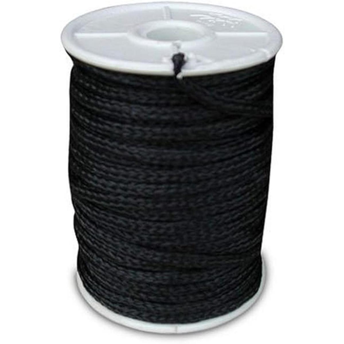 Black Poly Twine Bobina de 500 pies 0.118 in