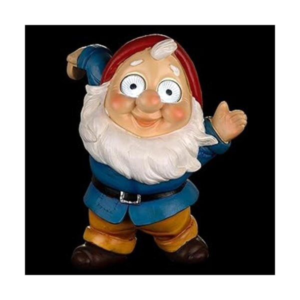 Blazin Garden Gnome Decoration Outdoor Solar Yard_2